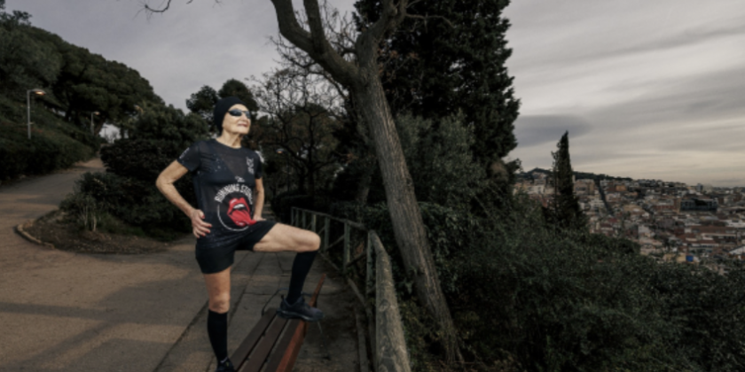 Mary In Action Running to Raise Money!